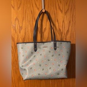 Coach reversible tote